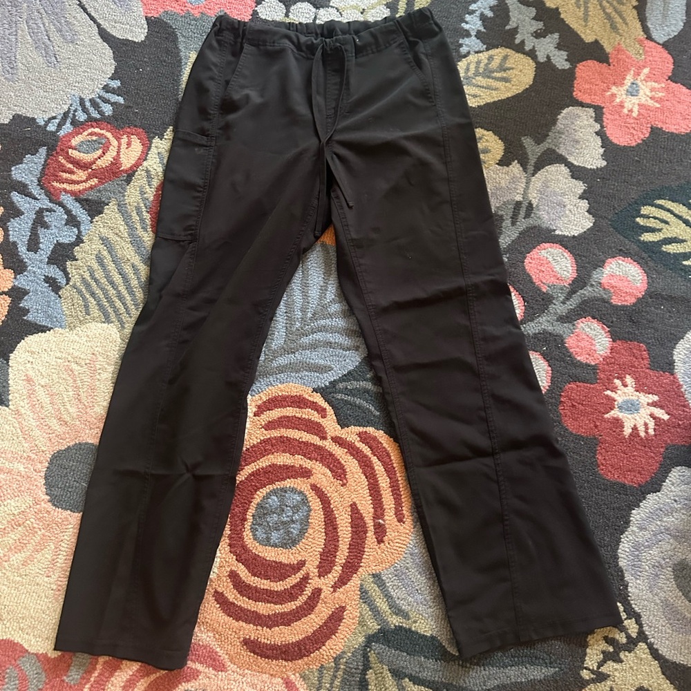 Black scrub pants